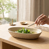 OAT STONEWARE GONDOL BÜYÜK BOY SERVİS TABAĞI