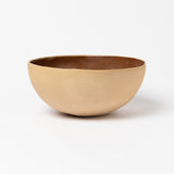MOCHA STONEWARE SALAD SERVING BOWL