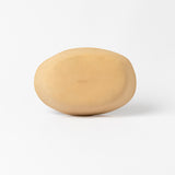 MOCHA STONEWARE GONDOLA SMALL SERVING PLATE