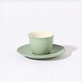 NILE PORCELAIN SINGLE ESPRESSO CUP &amp; PLATE