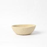 MOCHA STONEWARE LARGE FOOT SERVING PLATE