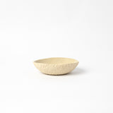 MOCHA STONEWARE LARGE FOOT SERVING PLATE