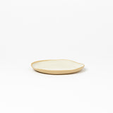 STRAW STONEWARE DESSERT PLATE