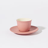 SUGAR PORCELAIN SINGLE ESPRESSO CUP &amp; PLATE