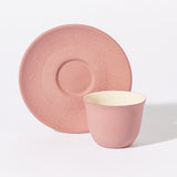 SUGAR PORCELAIN SINGLE ESPRESSO CUP &amp; PLATE