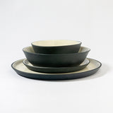DARK PORCELAIN DINNER SET 2 (8 PERSON)