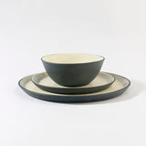 DARK PORCELAIN DINNER SET 1 (6 PERSON)