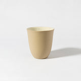 CREAM PORCELAIN LARGE GLASS