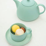 MINT PORSELEN DEMLİK VE ÇAY FİNCANI