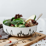 NOIR PORCELAIN SERVICE BOWL