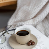 CREAM TEK KİŞİLİK PORSELEN SINGLE ESPRESSO SETİ
