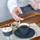 DARK TEK KİŞİLİK PORSELEN SINGLE ESPRESSO SETİ