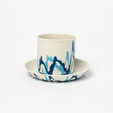 LAPIS PORCELAIN ESPRESSO CUP AND PLATE