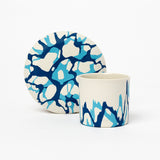 LAPIS PORCELAIN ESPRESSO CUP AND PLATE