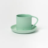 NOIR PORCELAIN TURKISH COFFEE CUP AND PLATE