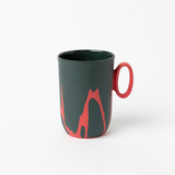 RASPBERRY PORCELAIN MUG