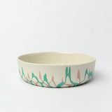 ASH & ROSE PORCELAIN SERVING BOWL