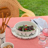 NOIR PORCELAIN SERVICE BOWL