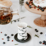 NOIR PORCELAIN TEA CUP